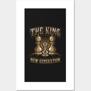 The King T-Shirt Design Posters and Art